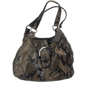 Coach Soho Women's Snakeskins Hobo Leather Hand Bag Y2K style